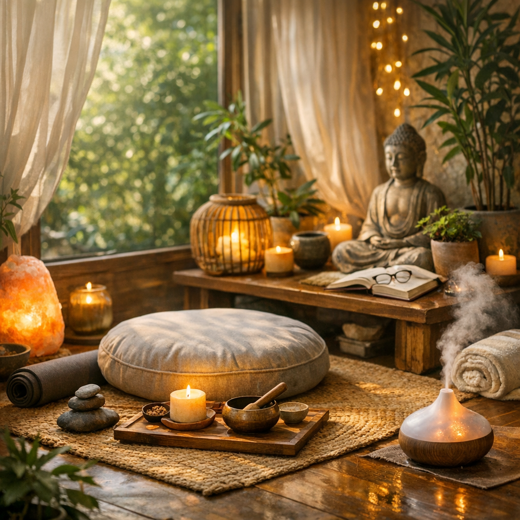 Creating Your Personal Wellness Sanctuary at Home: A Guide to Peace, Relaxation, and Mindfulness