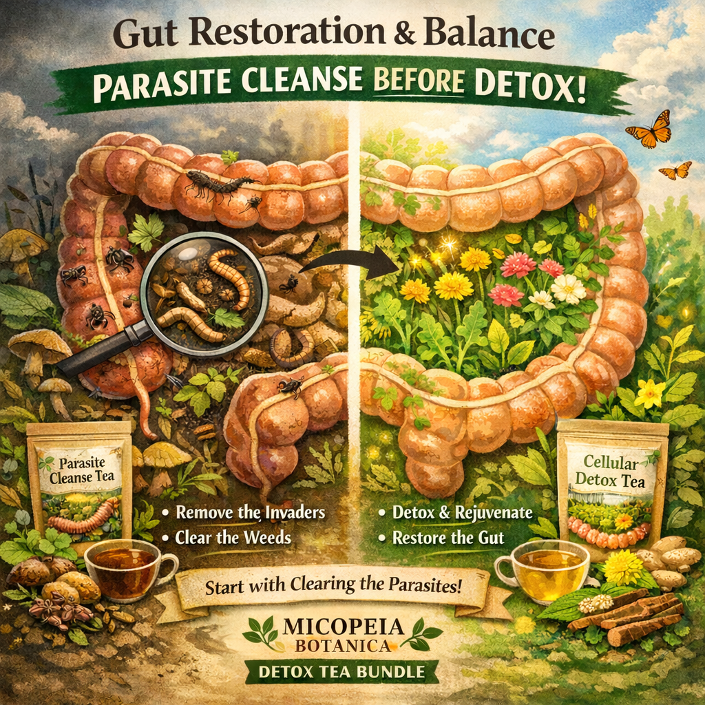 Gut Restoration & Balance: Why Parasite Cleansing Comes First in Herbal Detox