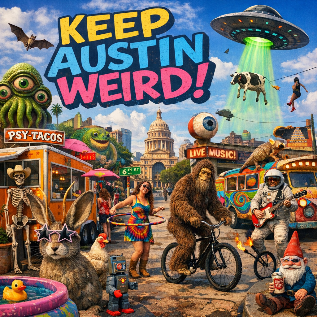 5 Wonderfully Weird Ways Austin Earned Its Title as The Weird Capital of Texas