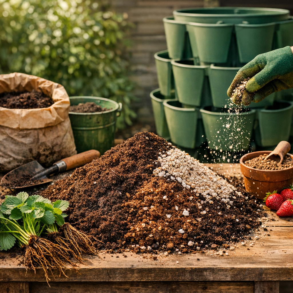 The Perfect Strawberry Soil Mix Starts Here