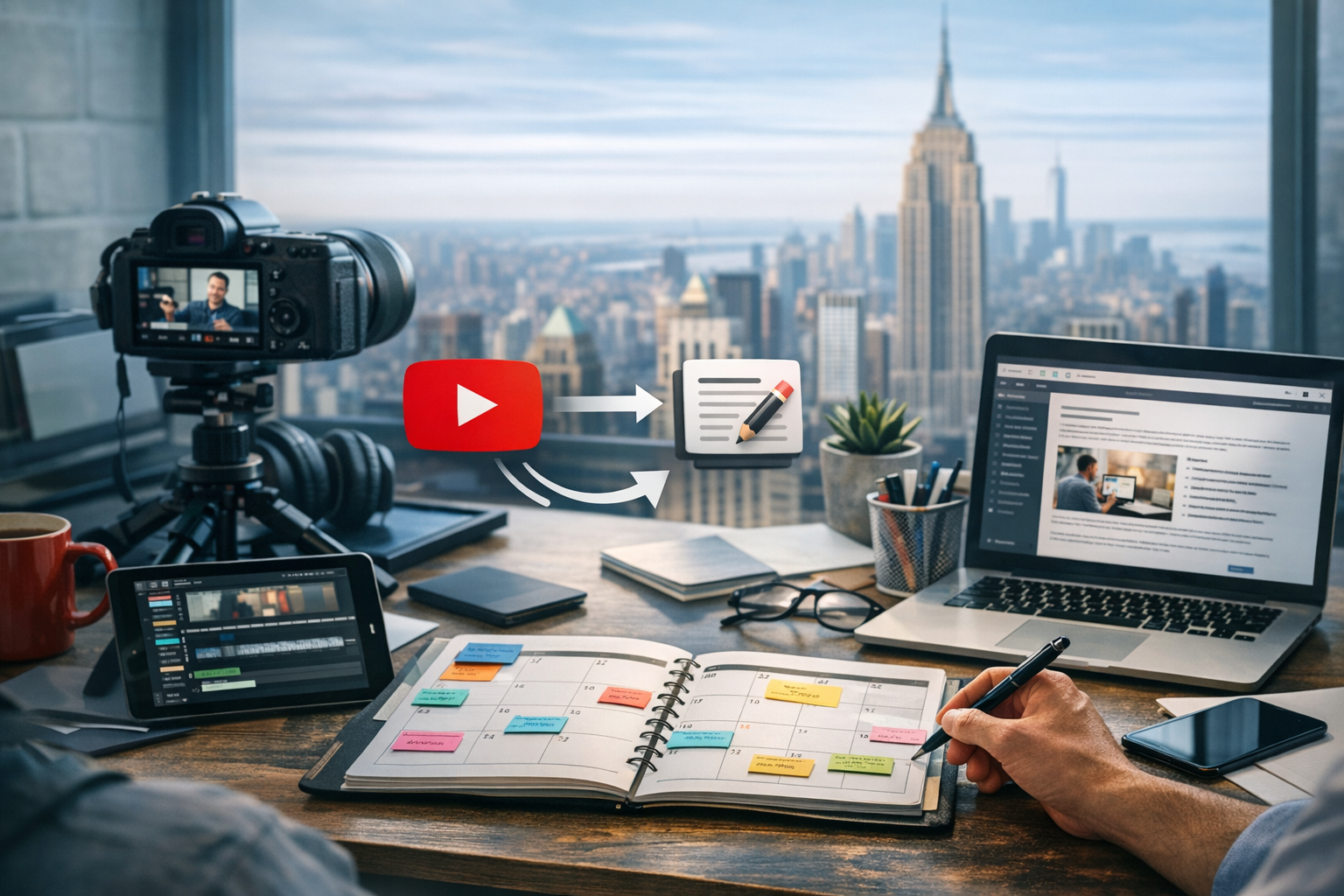 Building a Content Calendar: Planning Your YouTube-to-Blog Workflow for Maximum Efficiency