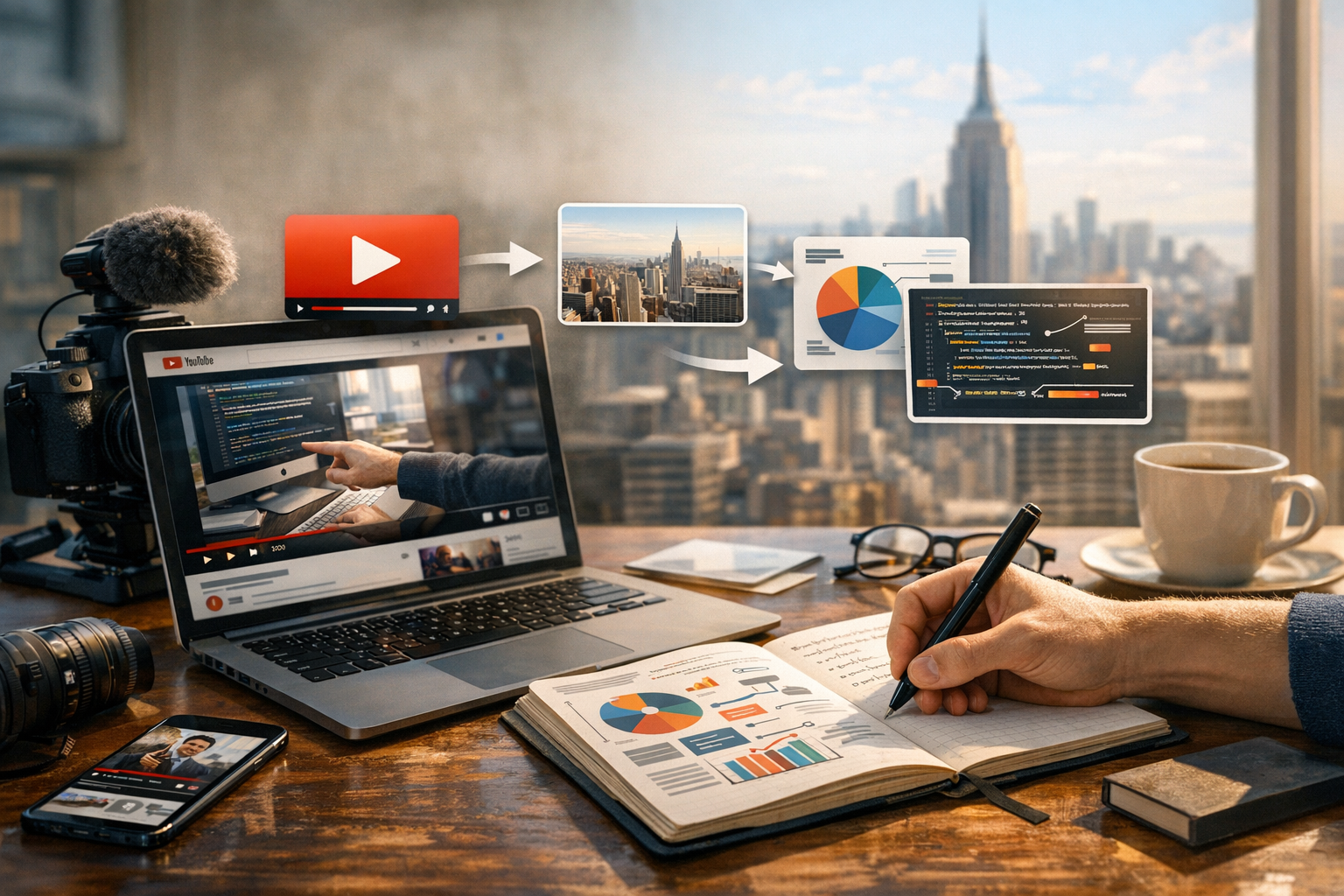The Importance of Visuals in Blog Posts Derived from YouTube Content