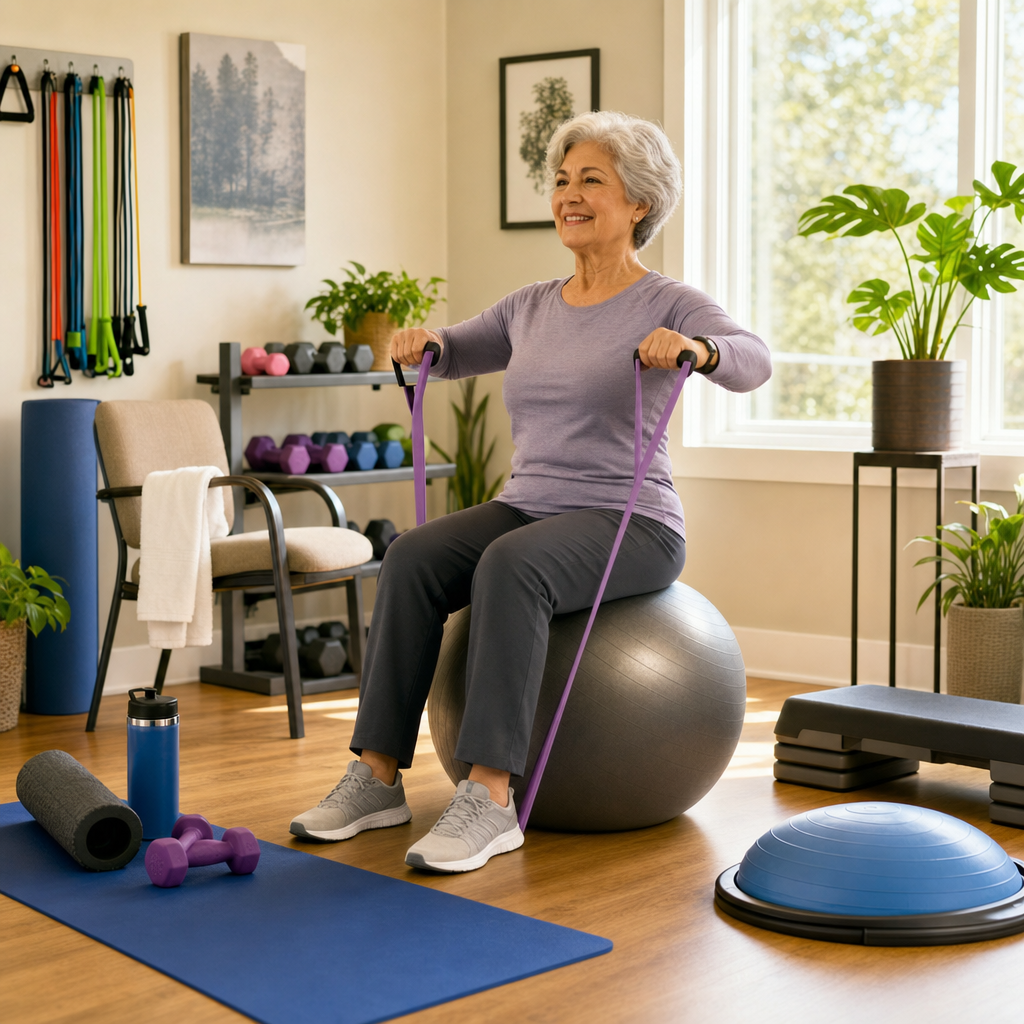 Building a Home Gym for Seniors: Essential Equipment and Tips