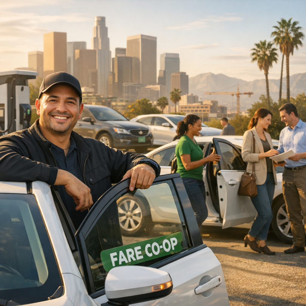 Driver-Owned Ride-Hailing Platform Fare Co-op Expands in California: 5,000+ Drivers and Growing Investments