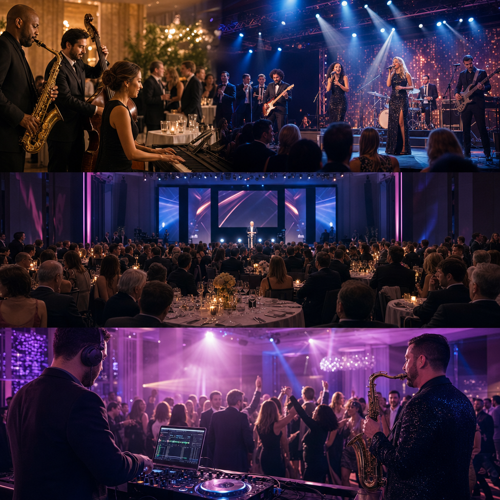 How to Plan Live Entertainment for a Corporate Event: From Cocktail Hour to After-Party
