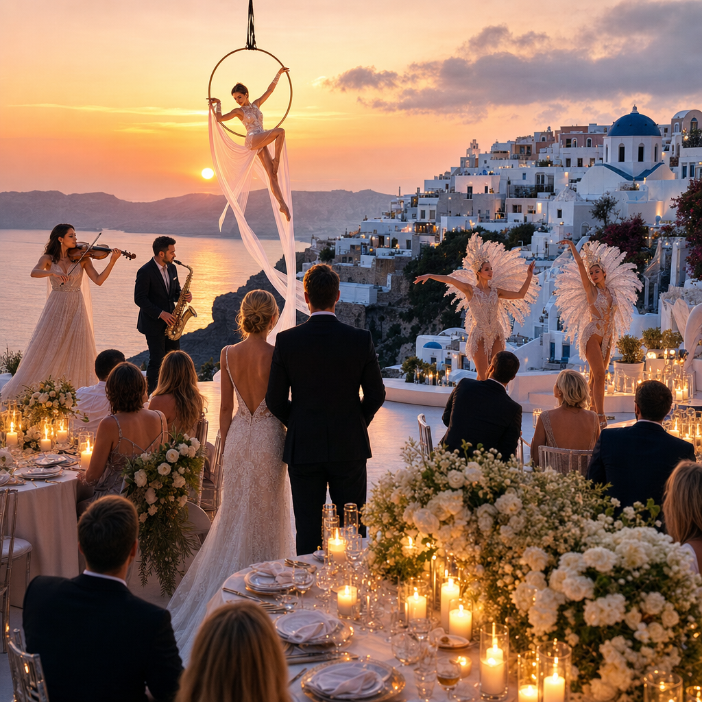 Santorini Luxury Wedding & Private Party Entertainment Guide