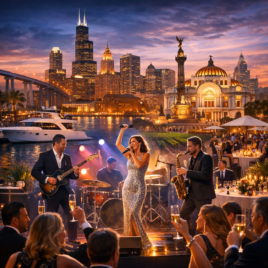 Top U.S. & Global Cities for High-Energy Live Bands and VIP Corporate Event Experiences