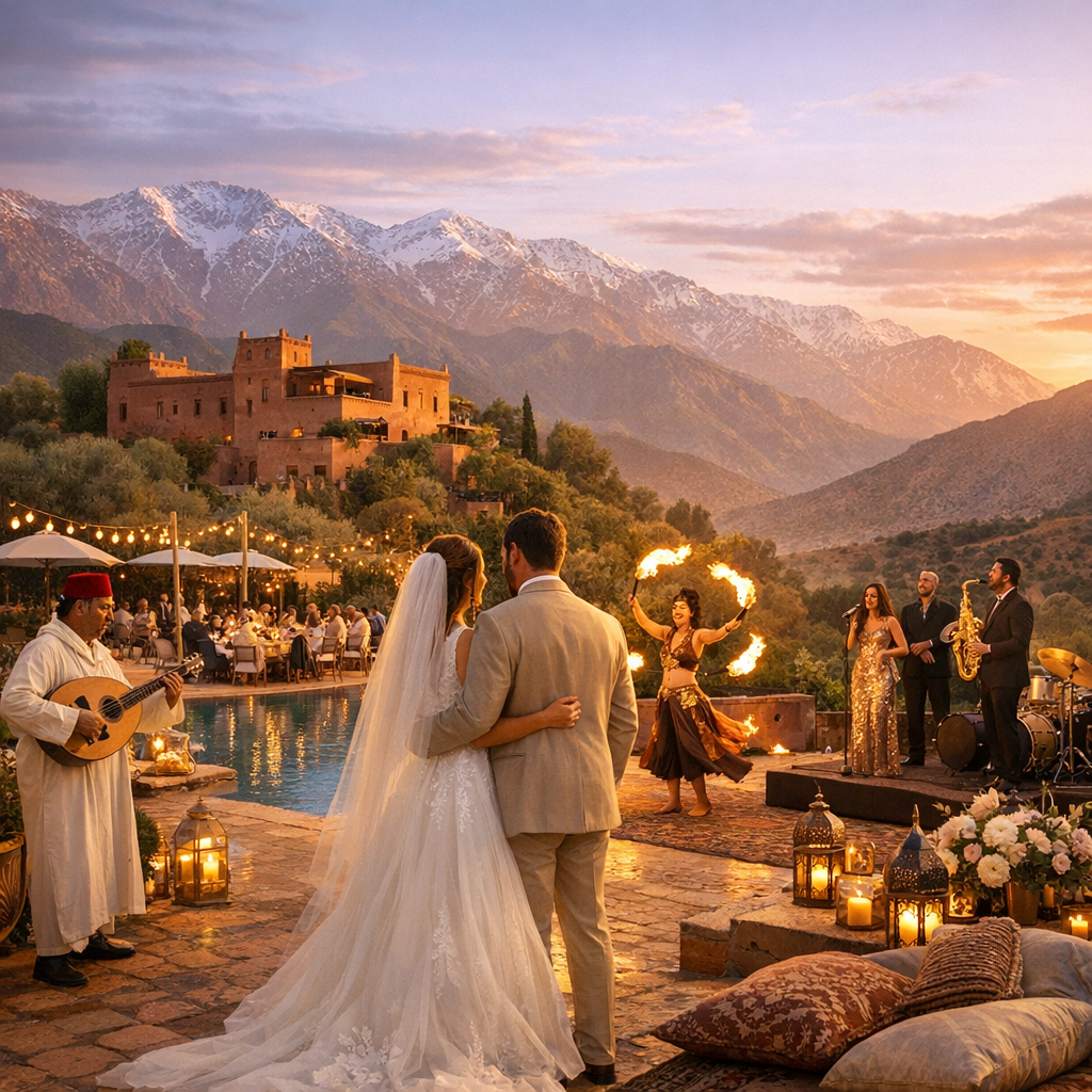 Kasbah Bab Ourika Weddings: The Ultimate Luxury Atlas Mountain Wedding & Entertainment Guide