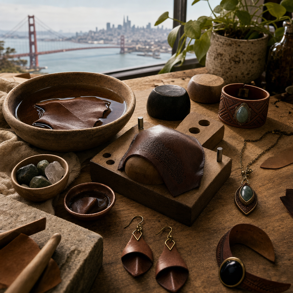 Mastering the Art of Wet-Molding Leather: A Sustainable Craft for Custom Jewelry
