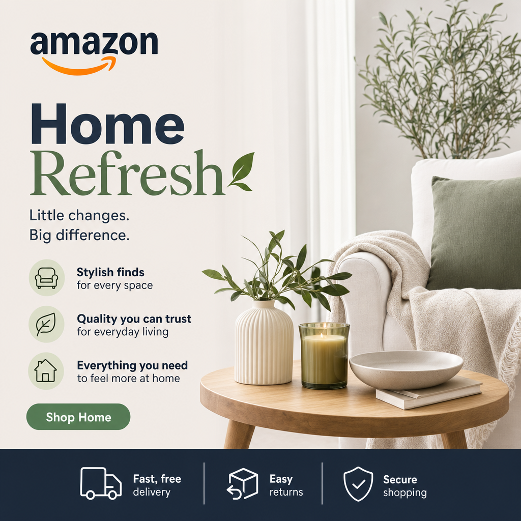 Why Amazon is a Great Choice for a Home Refresh