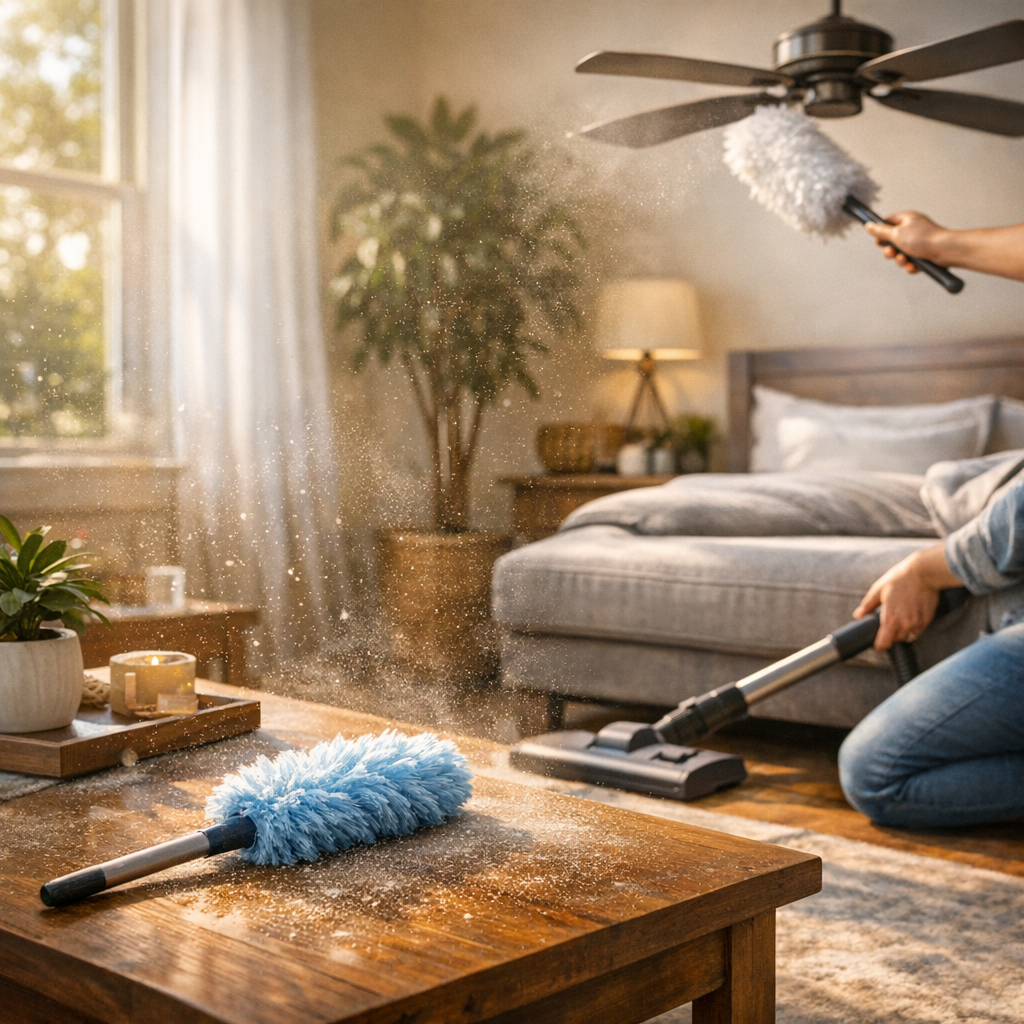 Why Is My Home Always Dusty? Quick Tips & Tools to Stay Dust-Free