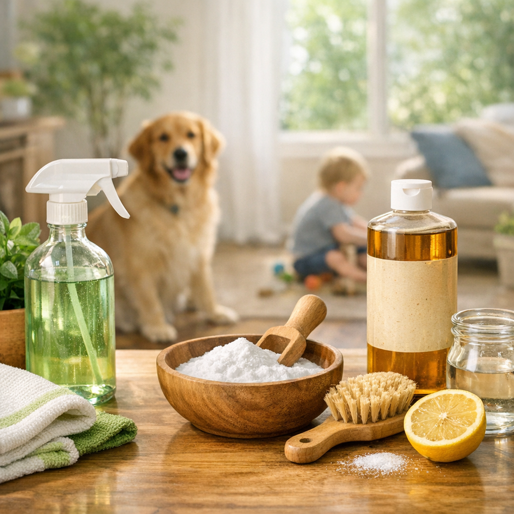 The Top 3 Eco-Friendly Cleaning Products: Safe for Families, Pets, and Weekly Sparkle