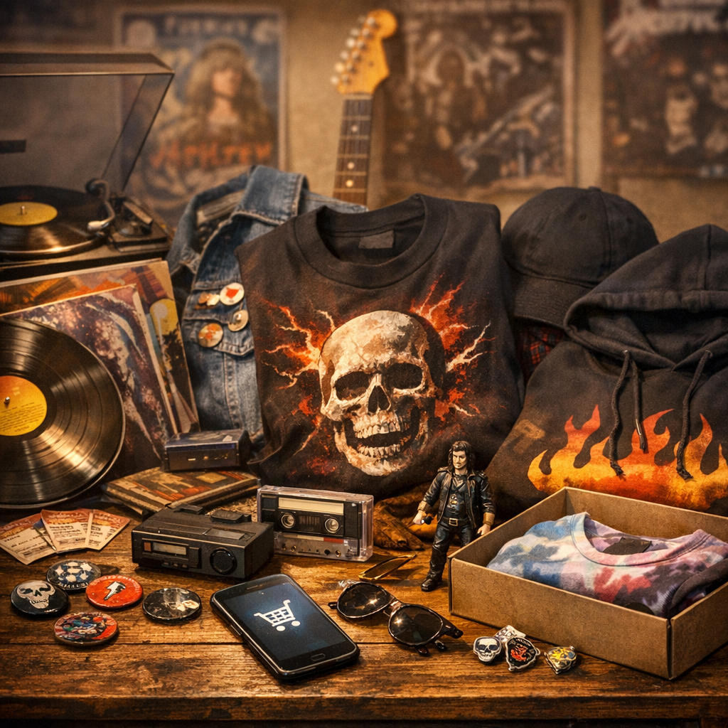 The Evolution of Music Merchandise: From Vinyl to Apparel