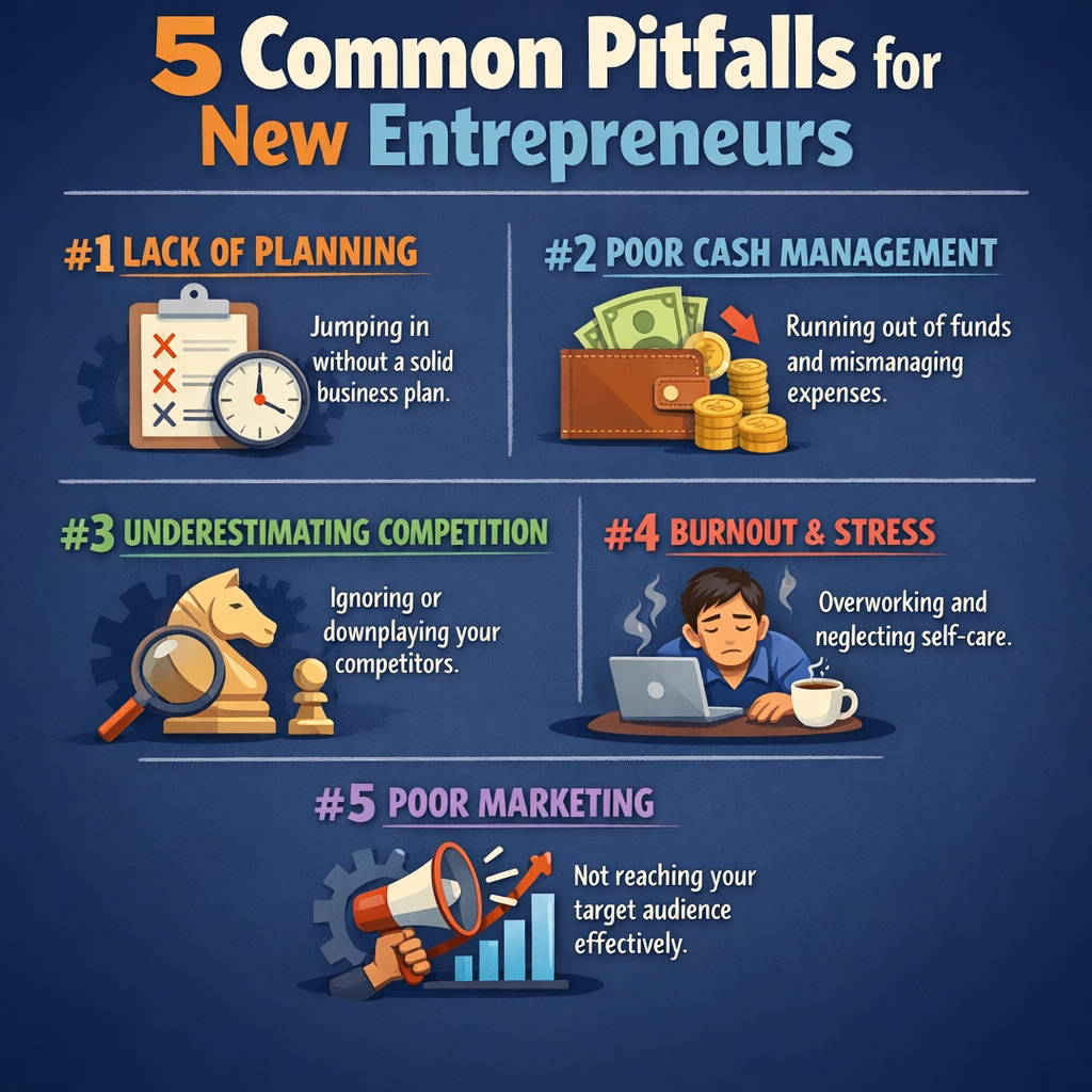 5 Common Pitfalls for New Entrepreneurs—and How to Avoid Them
