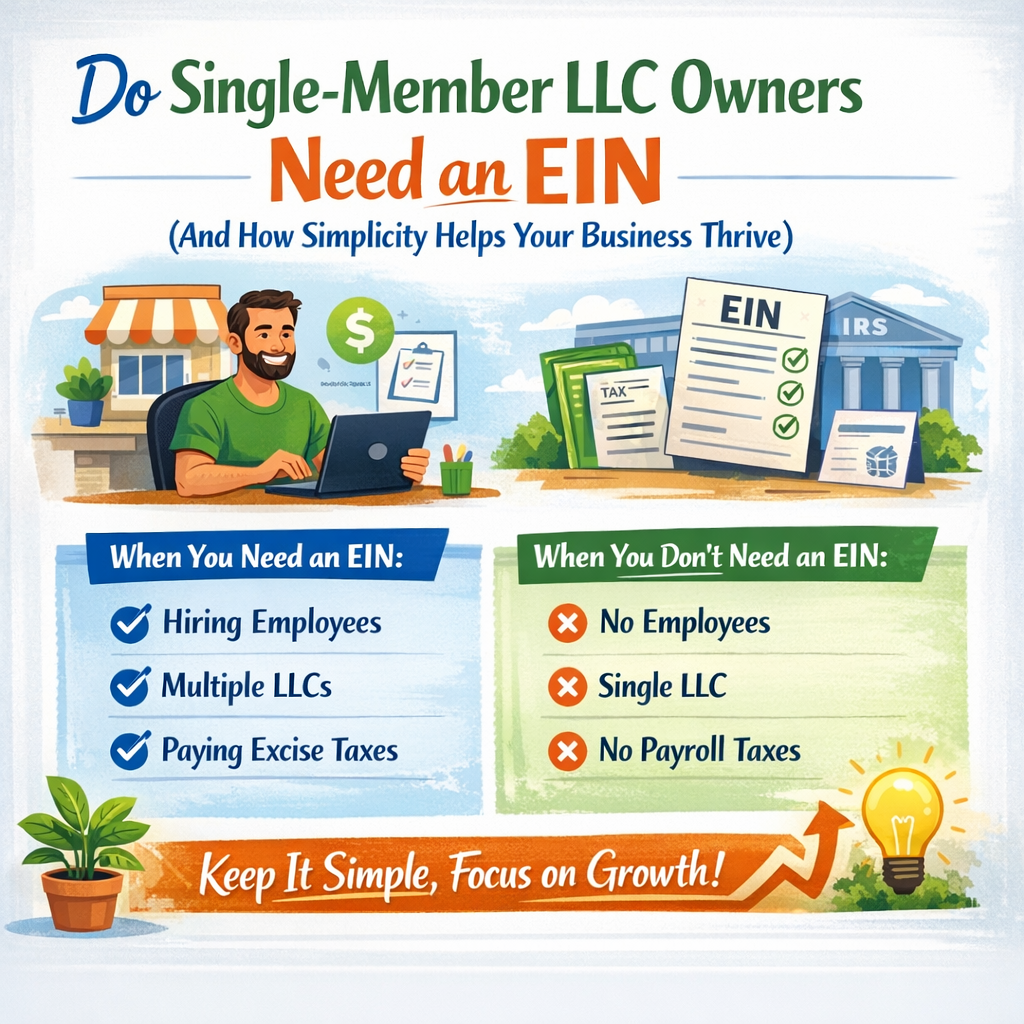 Do Single-Member LLC Owners Need an EIN (And How Simplicity Helps Your Business Thrive)