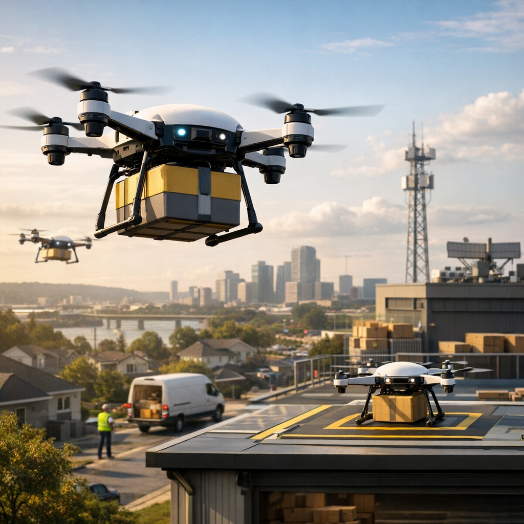 How Autonomous Aerial Drones Are Transforming Last-Mile Delivery