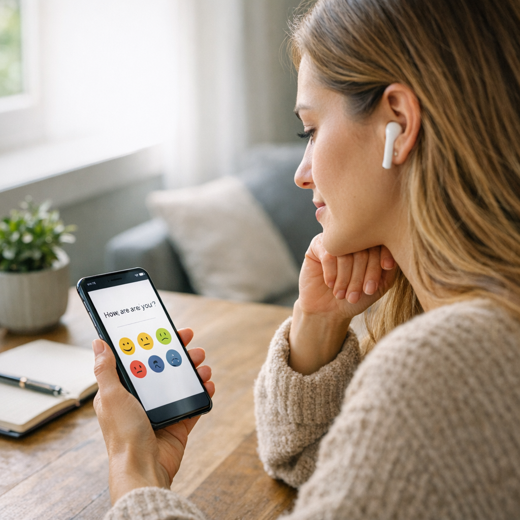 The Role of Real-Time Emotional Check-Ins in Mental Health Apps