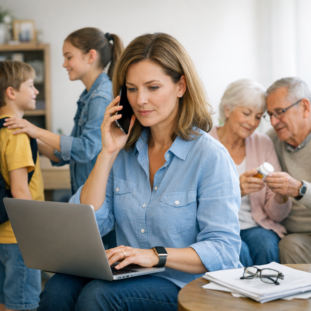 Navigating the Sandwich Generation: Balancing Kids, Careers, and Aging Parents