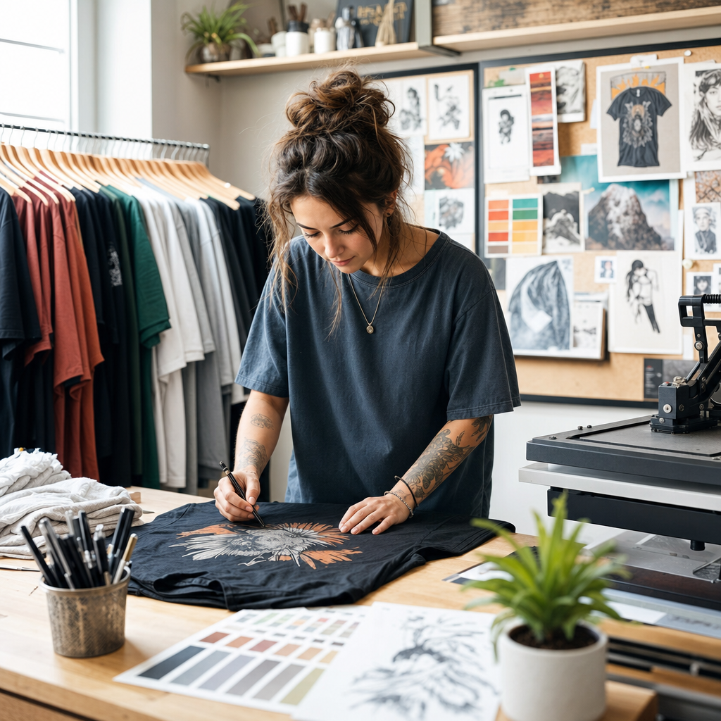 Behind the Scenes: Creating Graphic Tees With Attitude at Cady Creations