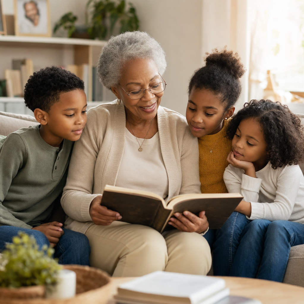 How Grandmothers Shape Family Identity Through Faith-Based Storytelling