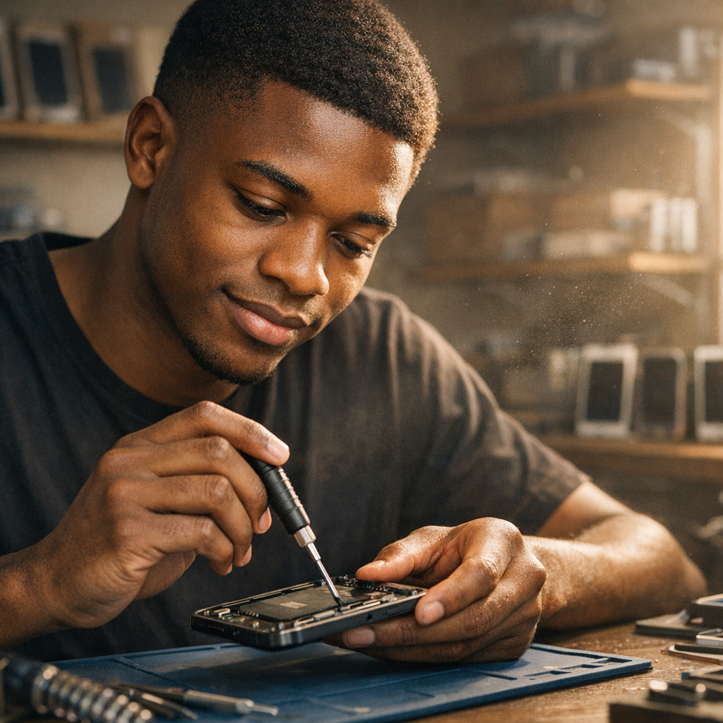 From Passion to Profession: Kiandre's Journey in the Tech Repair Industry