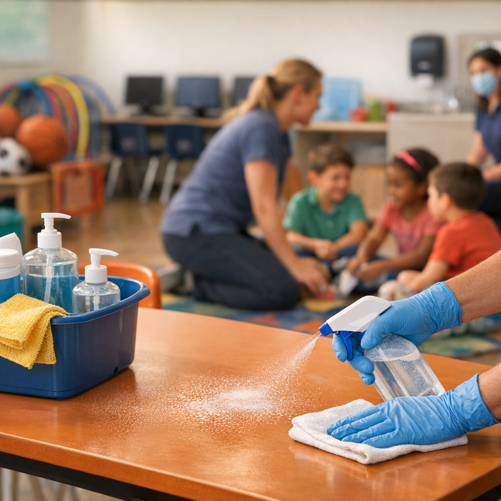 Best Practices for Cleaning and Disinfecting After School Programs: Keeping Students and Staff Safe from Flu and other Outbreaks