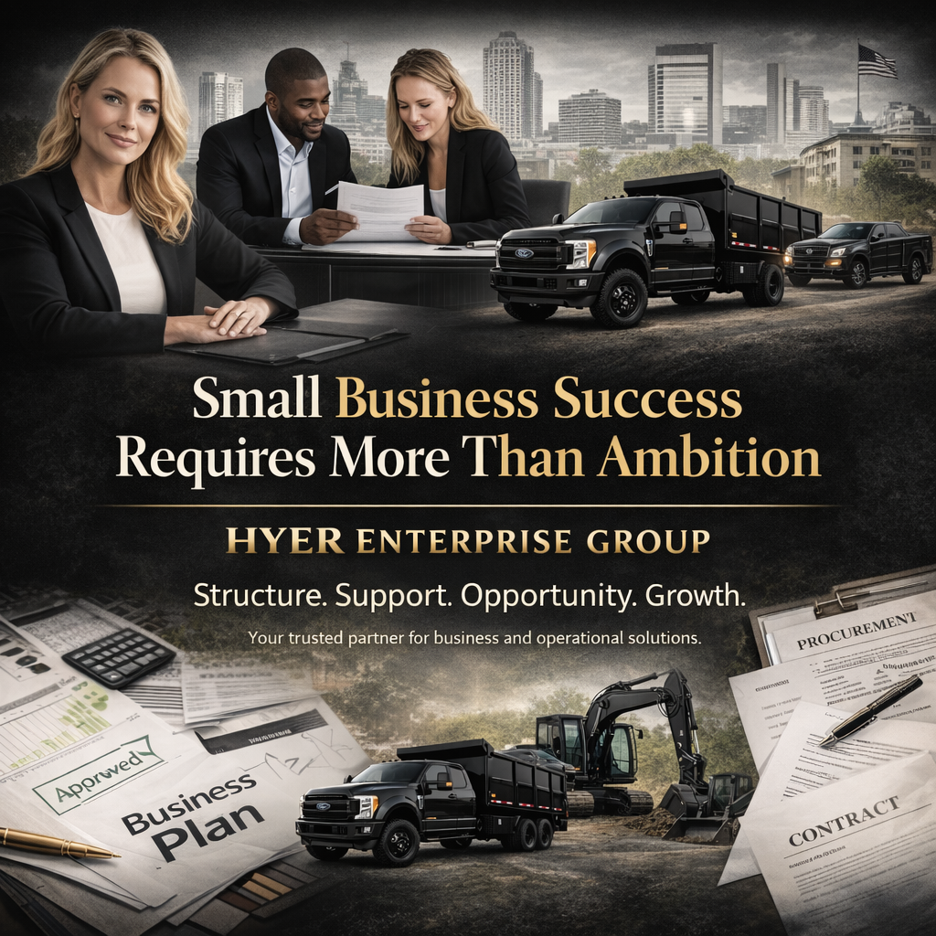 Small Business Success Requires More Than Ambition: Why Hyer Enterprise Group Is Your Trusted Partner for Growth