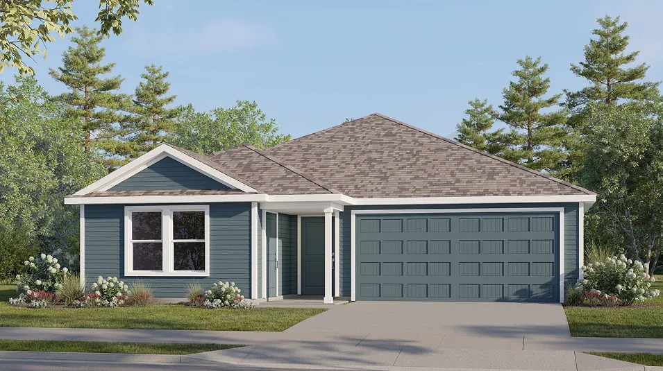 Illustrative rendering of an exterior at Scenic Terrace.
