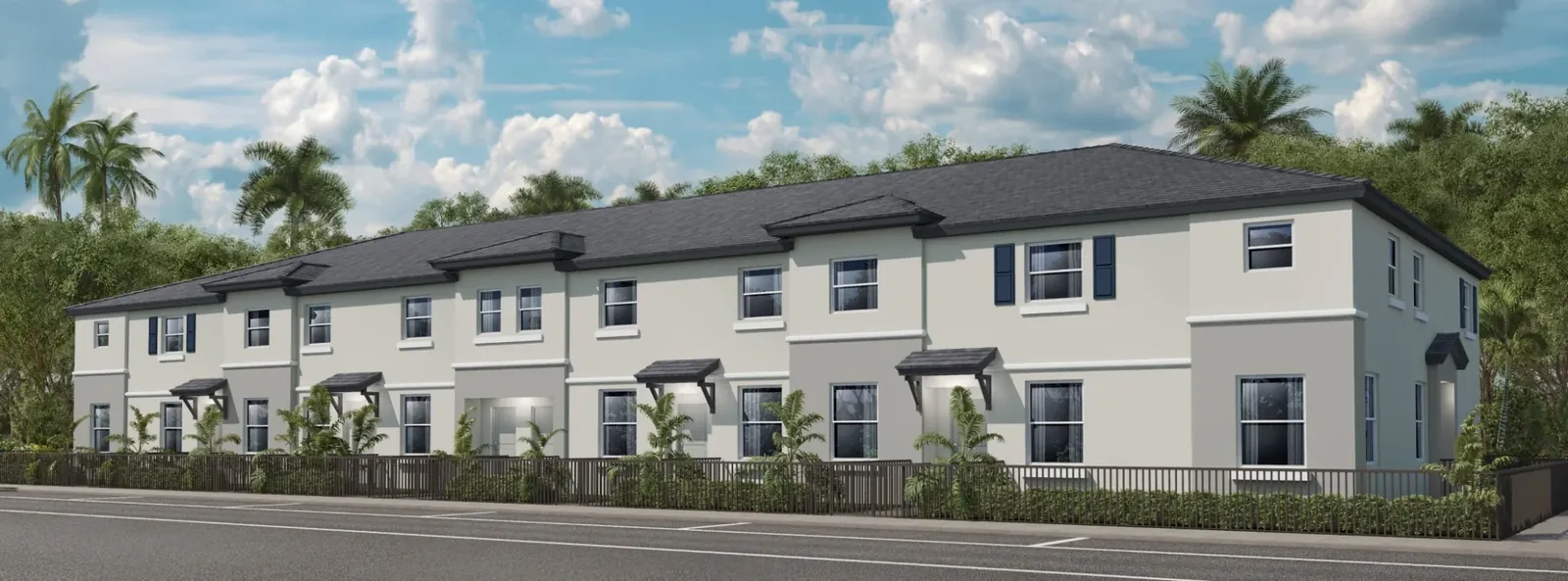 Illustrative rendering of an exterior at Vivant.