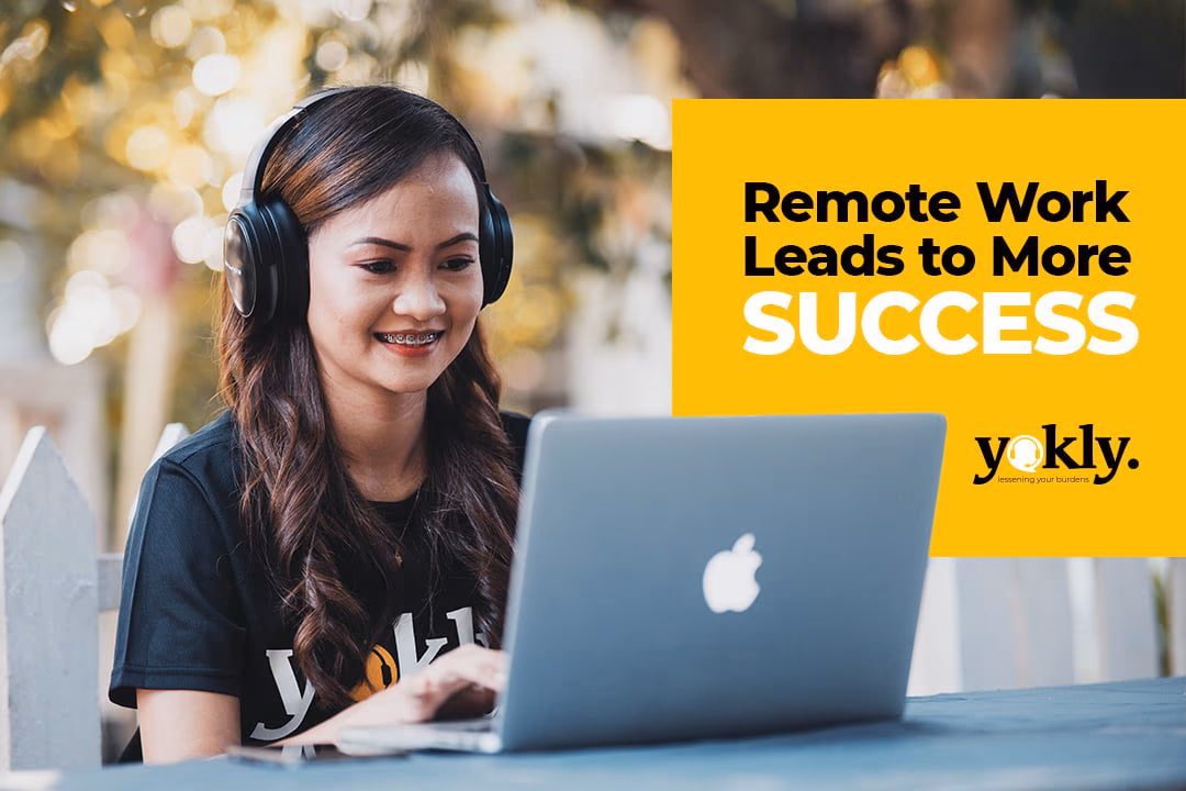 Illustration of the benefits of remote work