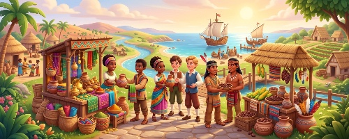 Comércio africano e americano