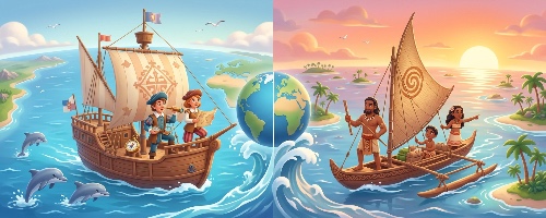 Navegações Atlântico e Pacífico