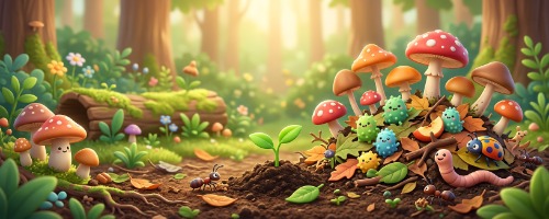 Decomposição na Natureza