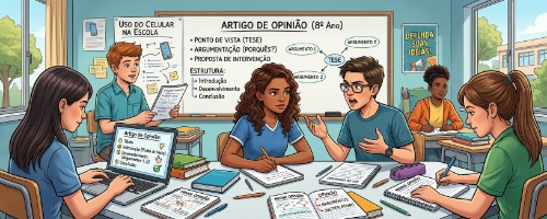 Artigo de opinião escolar