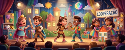 Colaboração no Teatro