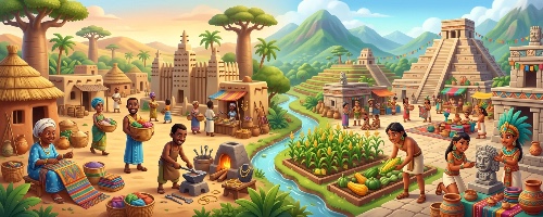 Povos africanos e americanos
