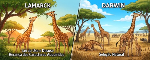 Lamarck e Darwin