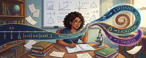 Números Irracionais e Decimais