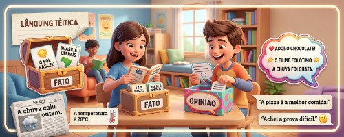 Fato e opinião em textos