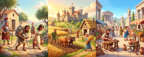 Escravidão Servidão e Trabalho Livre