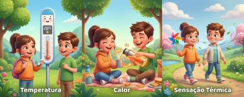 Temperatura Calor e Sensação