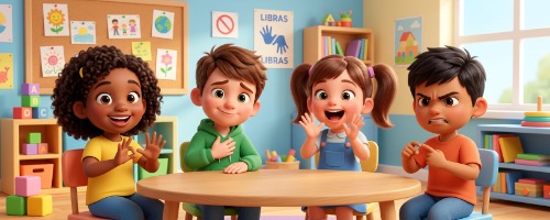 Emoções em Libras