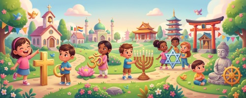 Símbolos religiosos pelo mundo