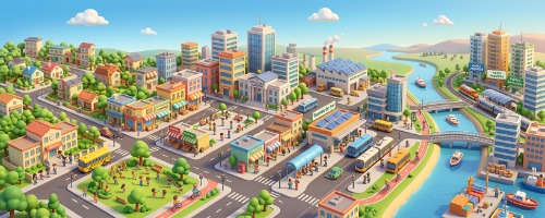 Cidades e urbanização