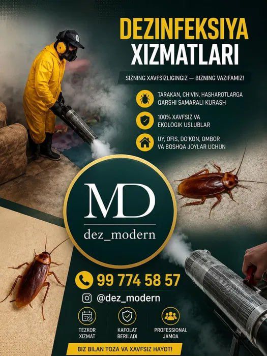 Dezinfeksiya xizmatlari