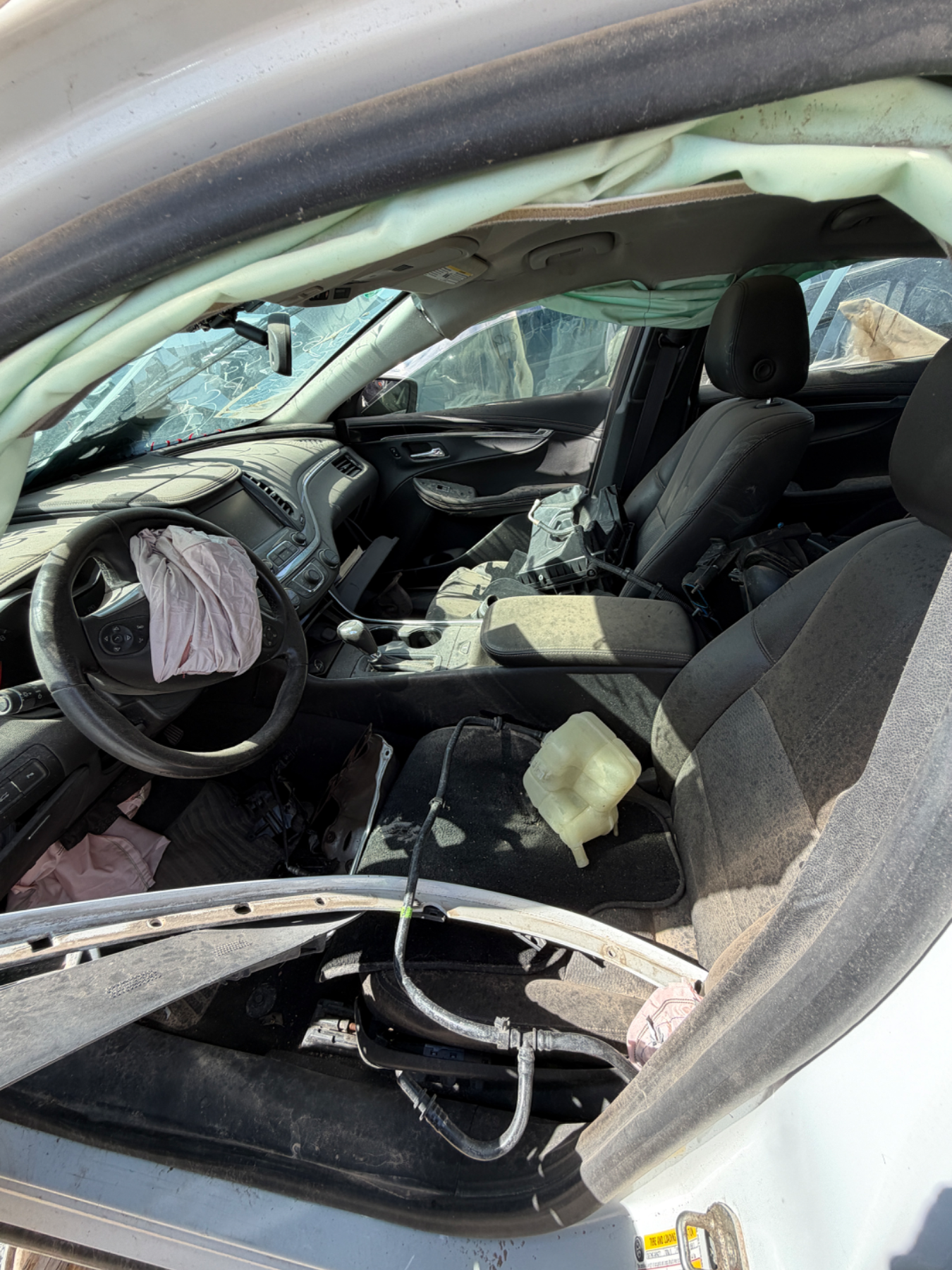 Chevrolet Impala 2016 para partes Interior delantero