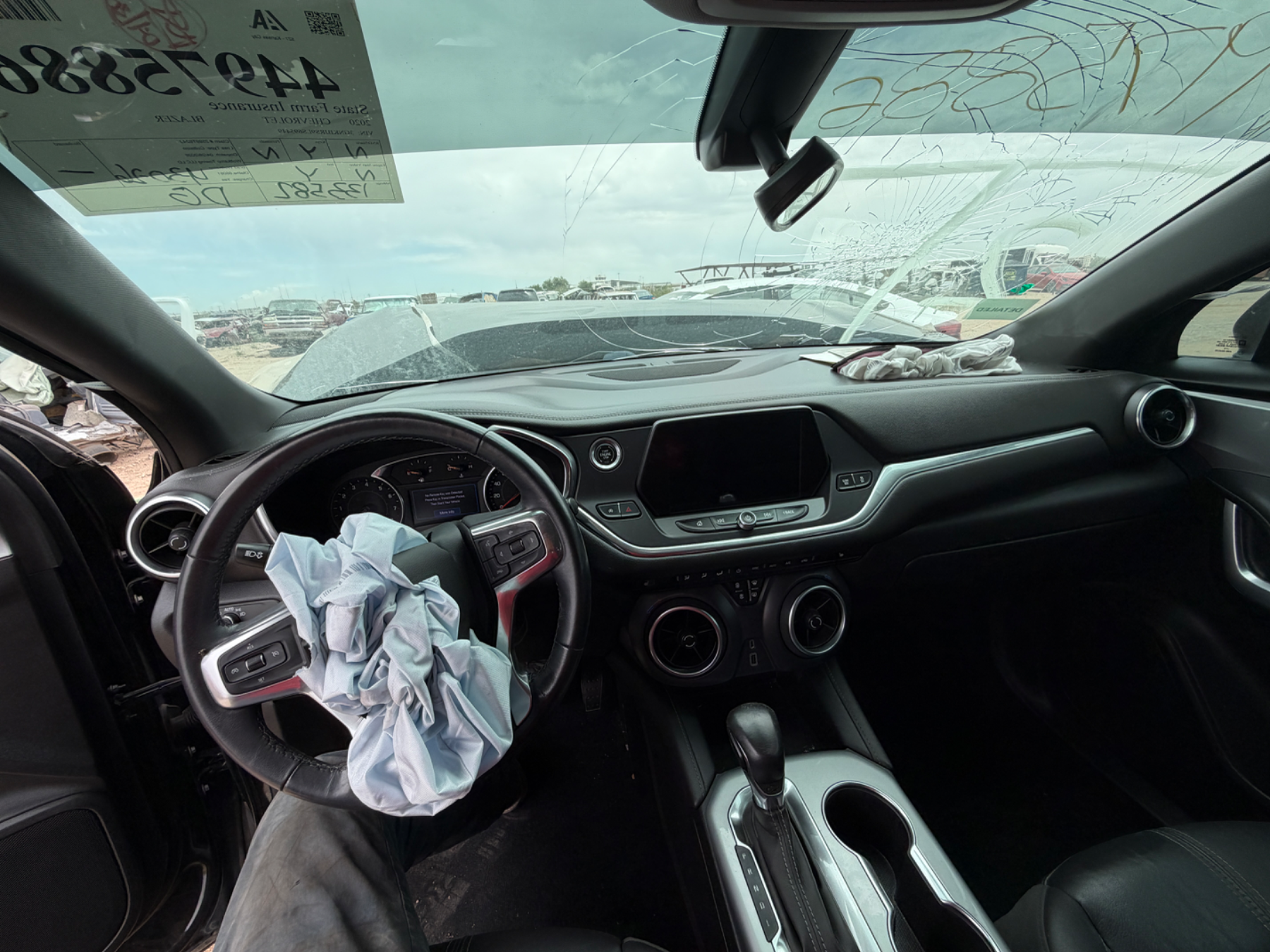 Chevrolet Blazer 2020 para partes Tablero