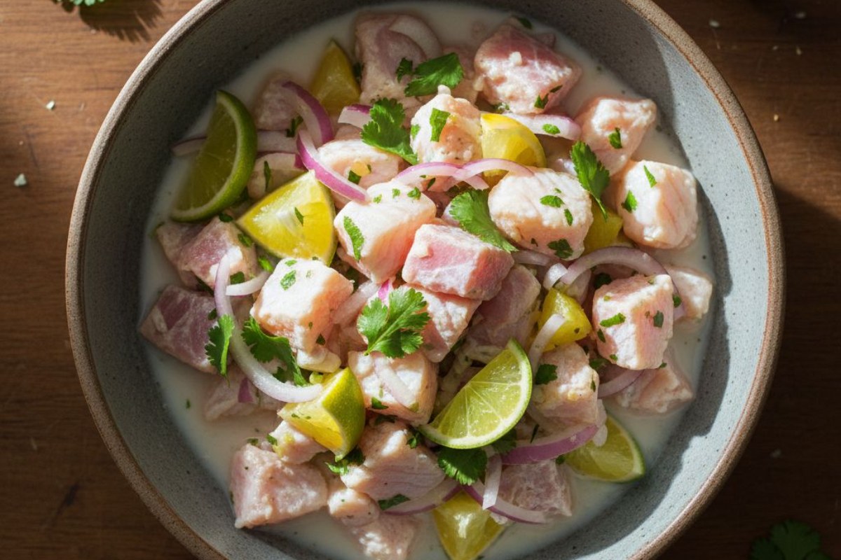 Ceviche Peruano (Peru Limon Balığı)