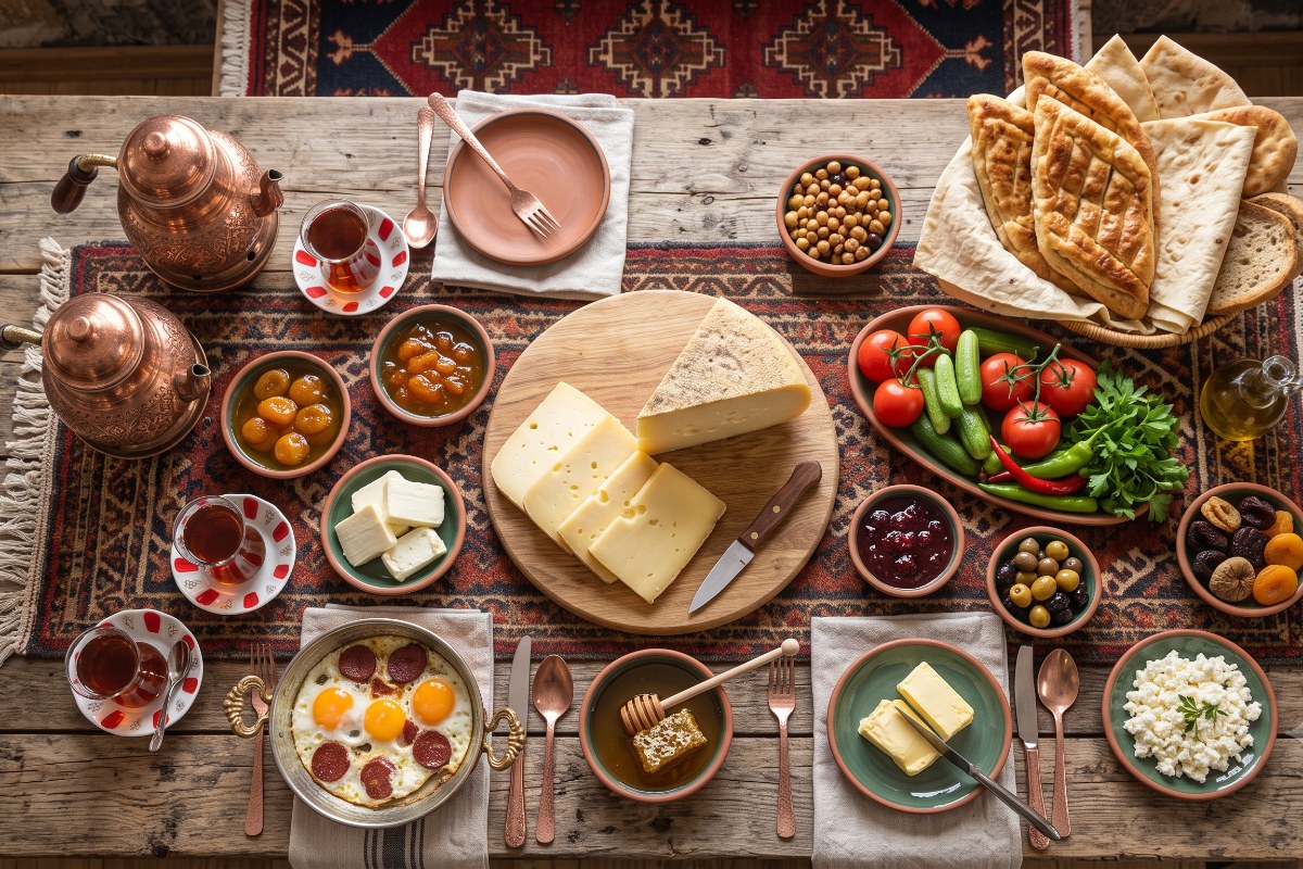Kars Gravyeri ile Kars Kahvaltı Tabağı
