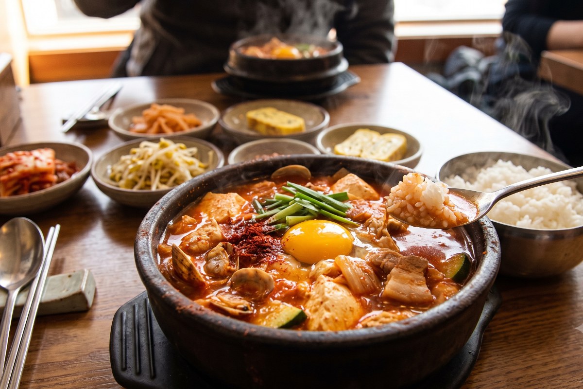 Sundubu Jjigae (Yumuşak Tofu Çorbası)